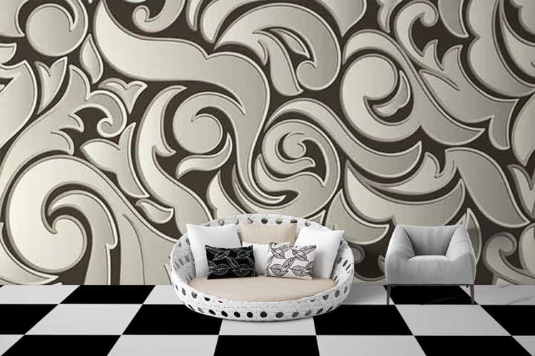 Structural Pattern Texture shown in a room