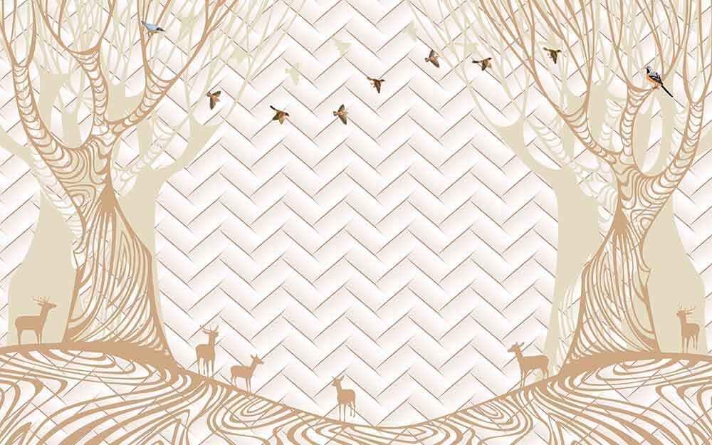 Stylish Abstract Texture Wall Design wallpaper pattern detail