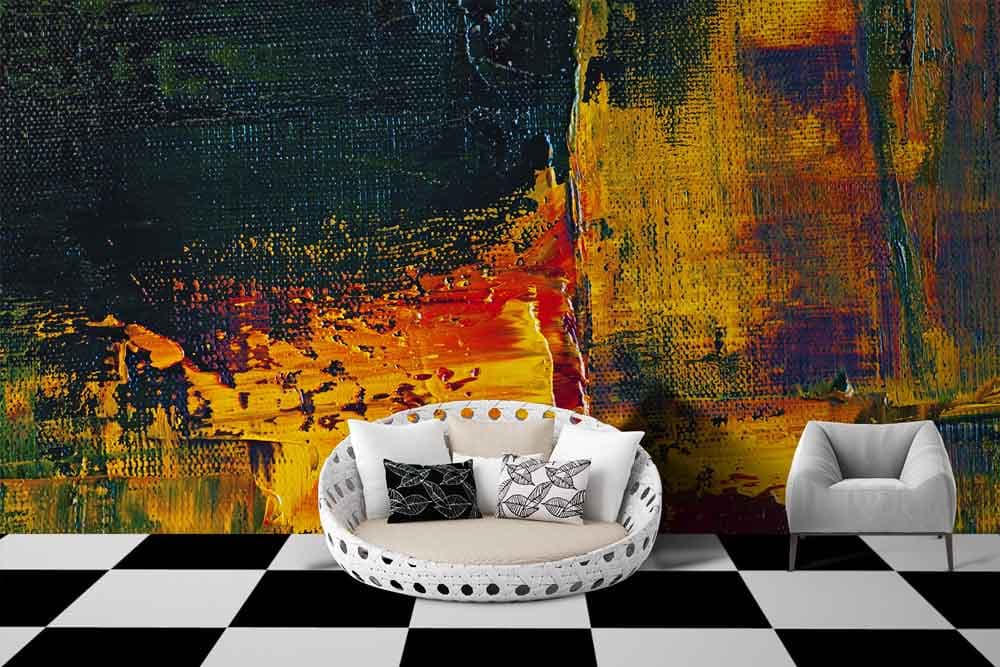 Abstract Brush pattern detail