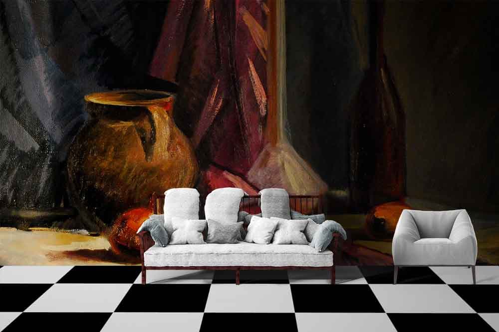 Prop Art shown in a room