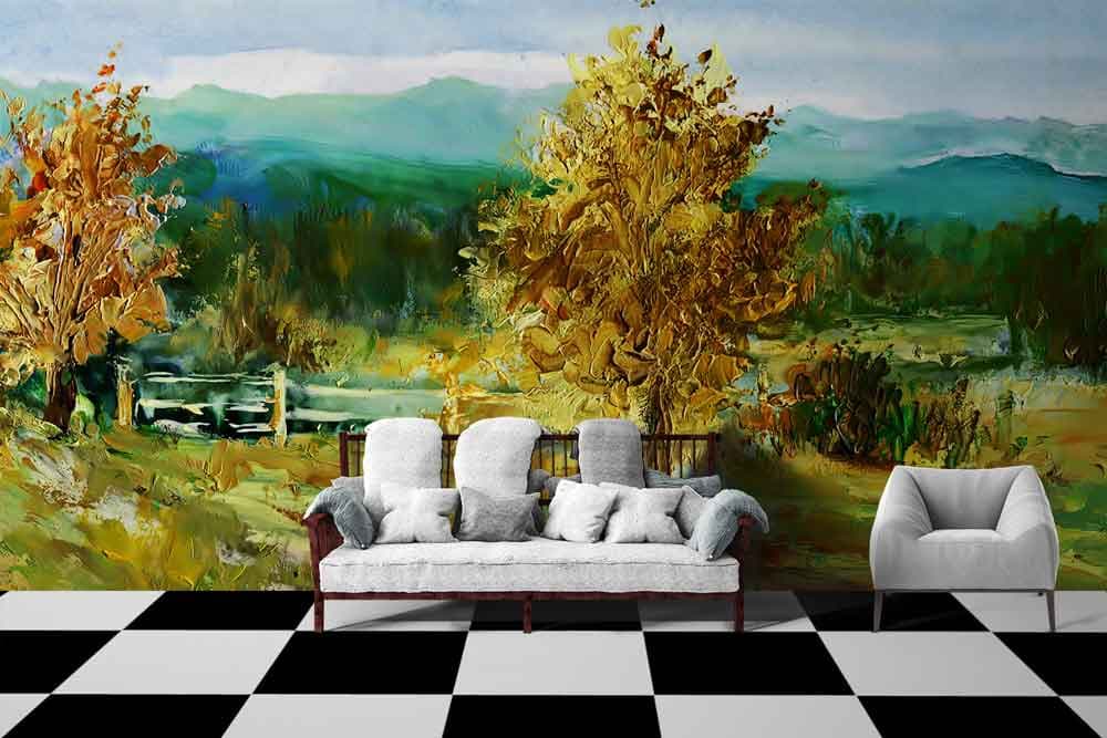 Scenic Beauty shown in a room
