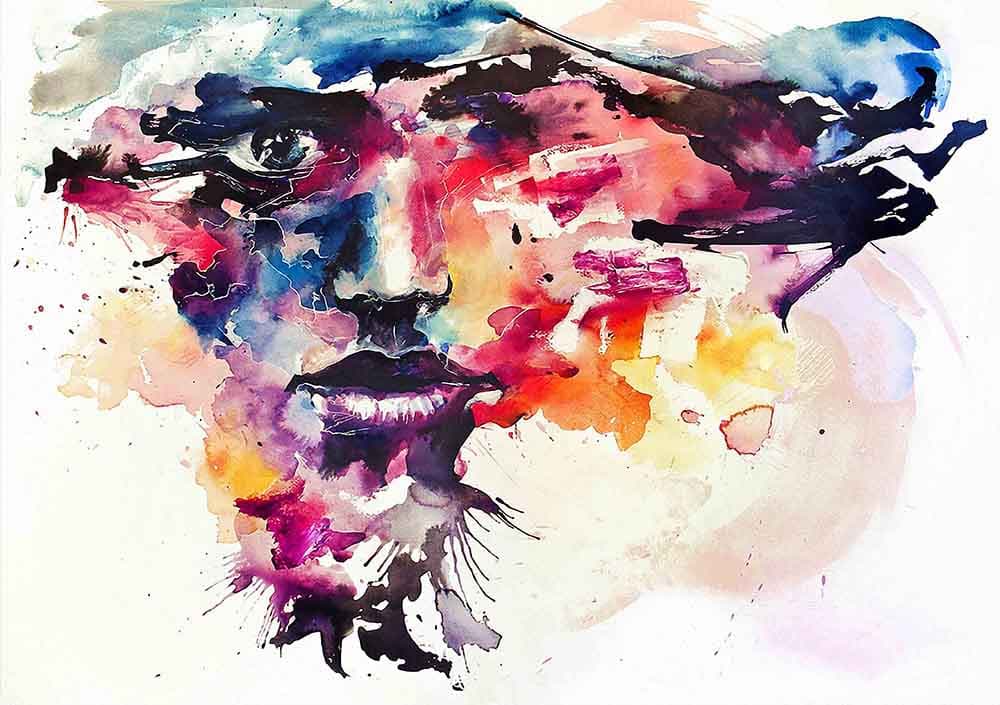 Abstract Face pattern detail