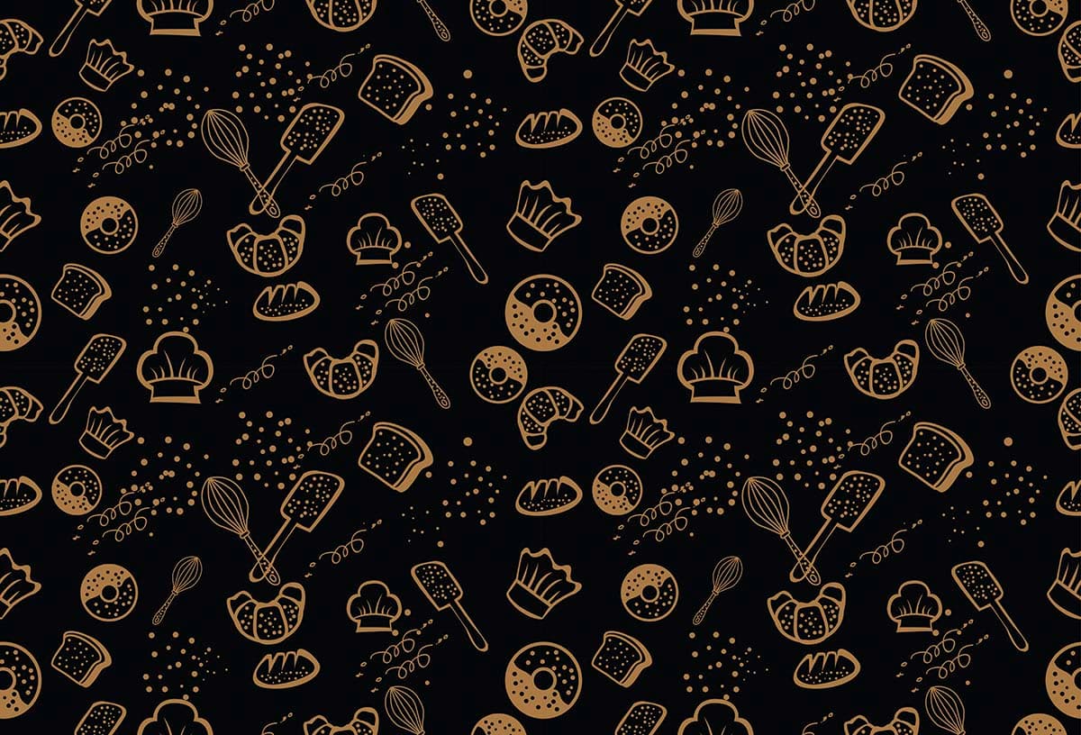 Baker’s Noir Pattern Wallpaper pattern detail