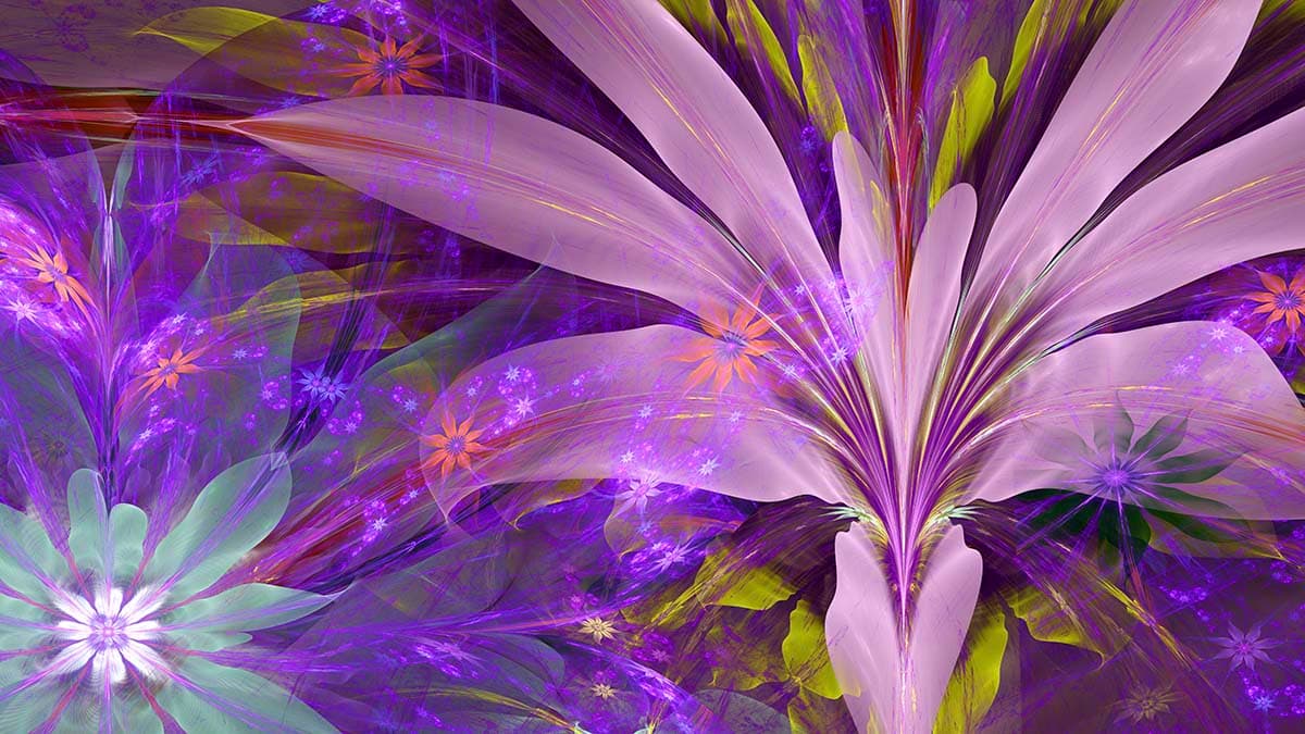 Beautiful 3D Flower Wallpaper for Wall pattern detail