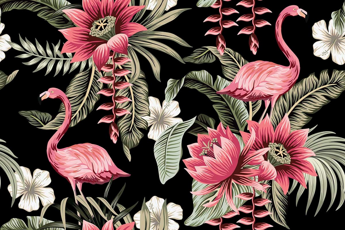 Elegant Soft Pastel Abstract Pattern Wall Wallpaper pattern detail