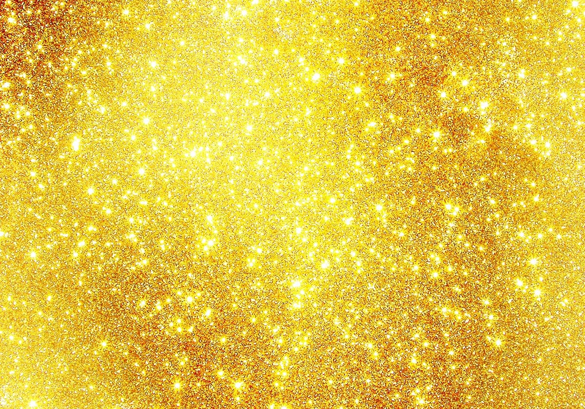 Gold and Glittery Effect Luxurious Wallpaper pattern detail