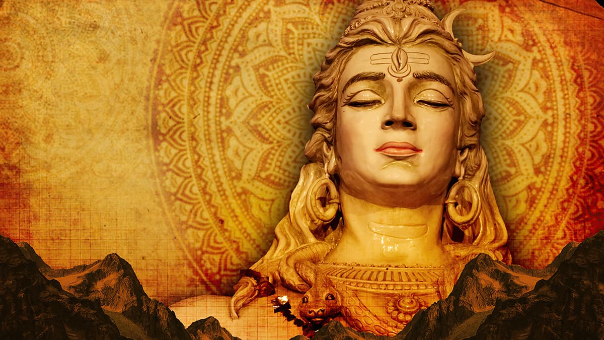 Akal Mahakal Mahadev Wallpaper Mural pattern detail