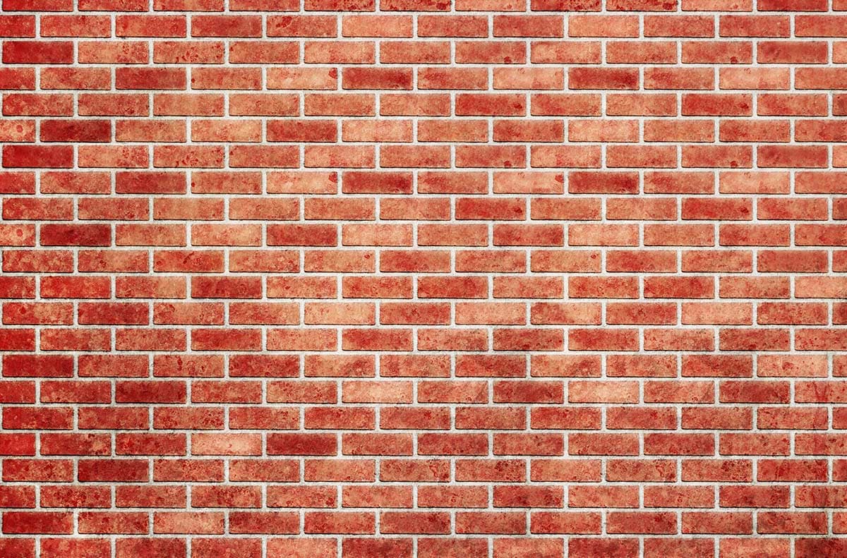 Realistic Close-Up Brick Texture Design Wallpaper pattern detail