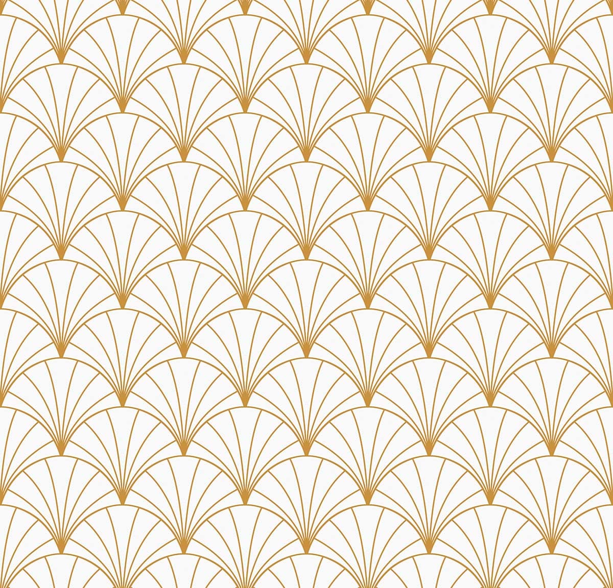 White and Orange Wallpaper, Living Room pattern detail