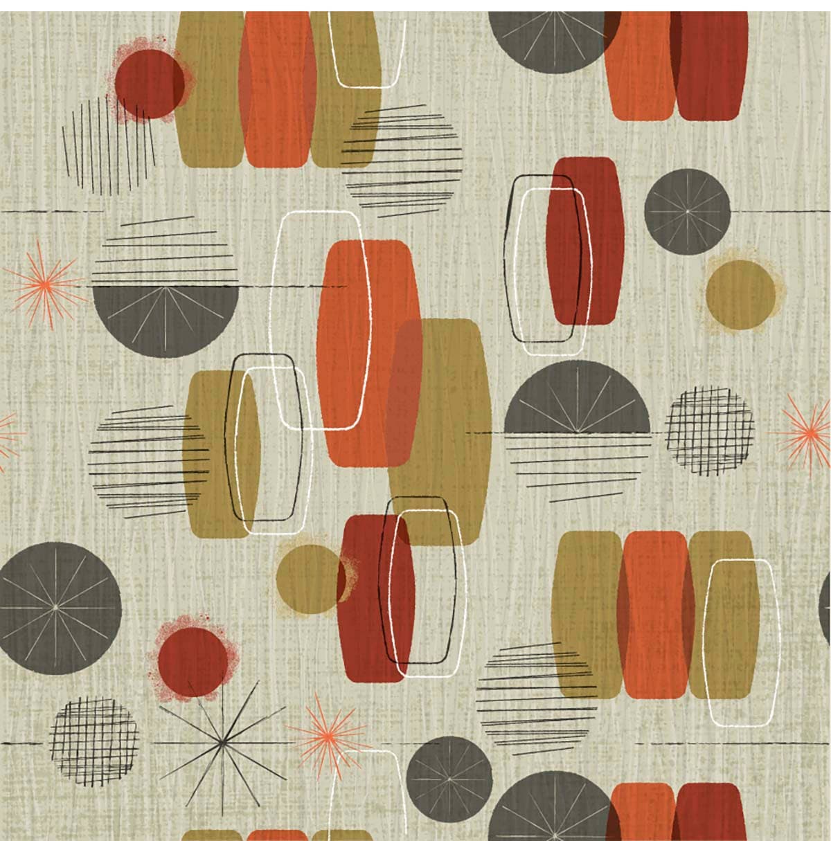A pattern of geometric shapes pattern detail