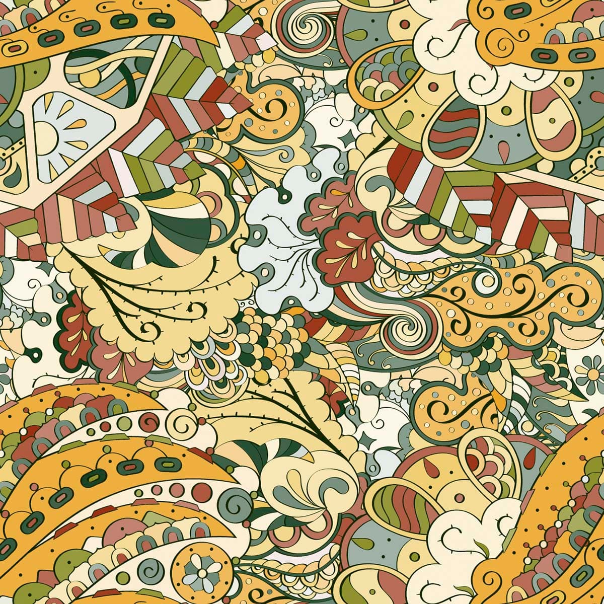 Colorful Swirl Pattern Abstract Artistic Design wallpaper pattern detail