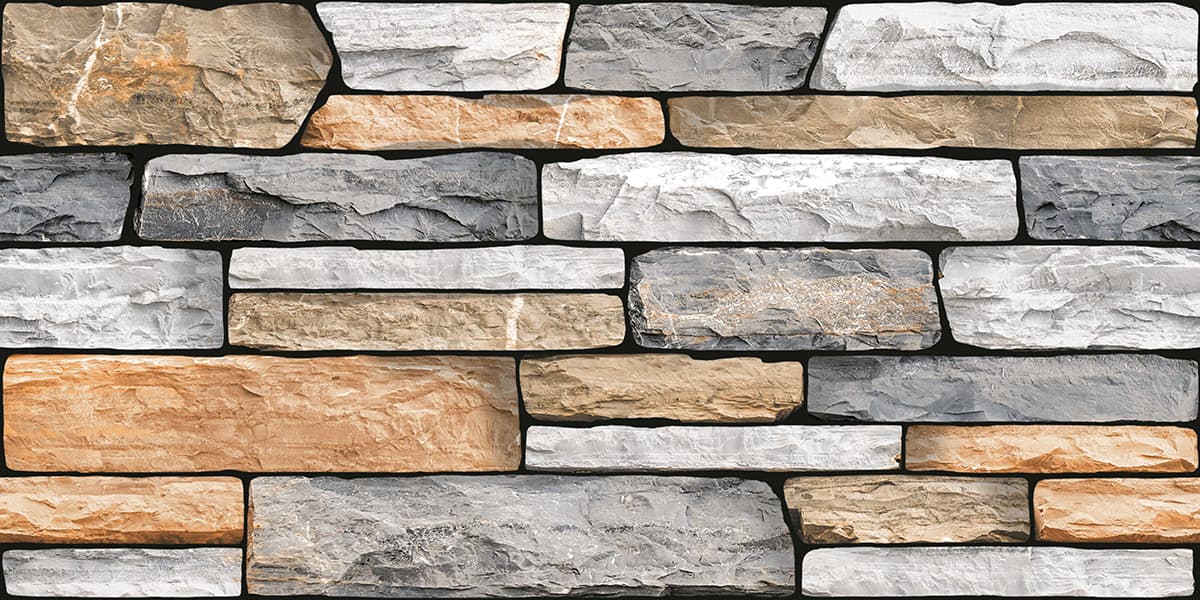 Rustic Brick Wall Surface Texture Modern Wallpaper pattern detail