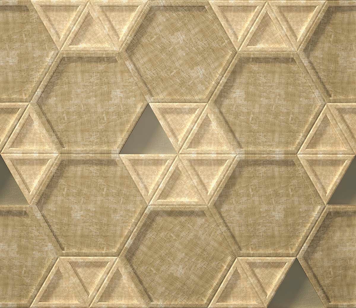 A Seamless Fabric Texture Wallpaper in Geometric Style pattern detail
