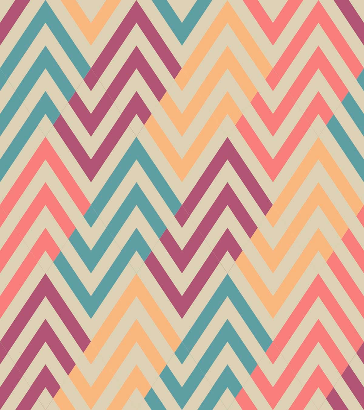Colorful Chevron Pattern Modern Geometric Wallpaper pattern detail