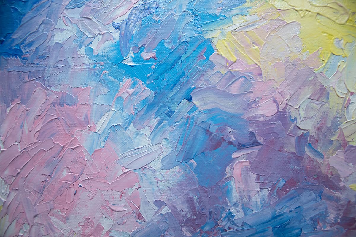 Abstract Blue Paint Texture Wall Wallpaper pattern detail