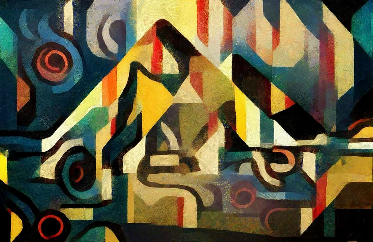 Luxury Desert Pyramid Landscape Wall Mural Wallpaper pattern detail