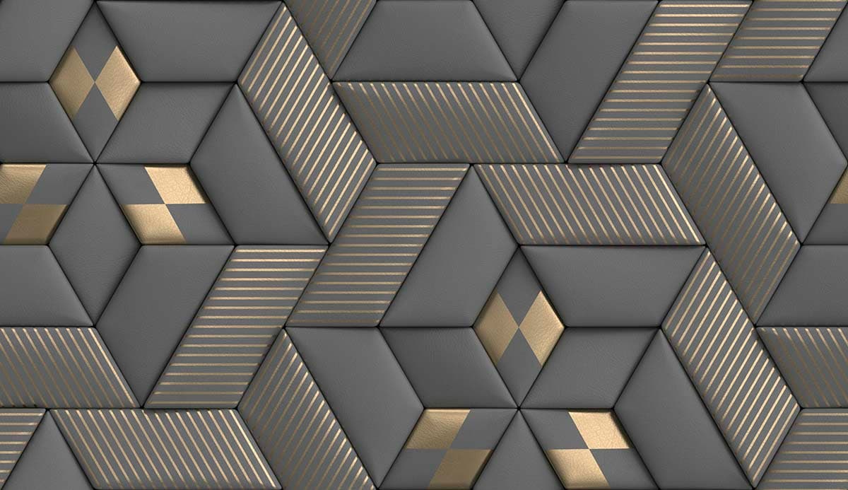 Hexagon Wall Paper for Walls pattern detail