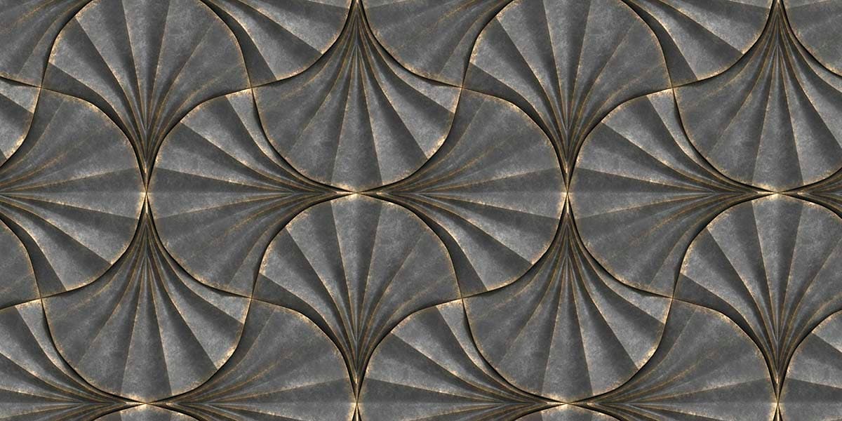 3D Geometric Print Wallpaper for Wall pattern detail