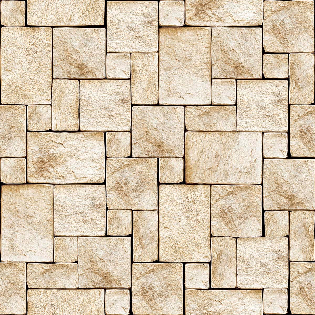 Natural Stone Blocks Wall Surface Texture Wallpaper pattern detail
