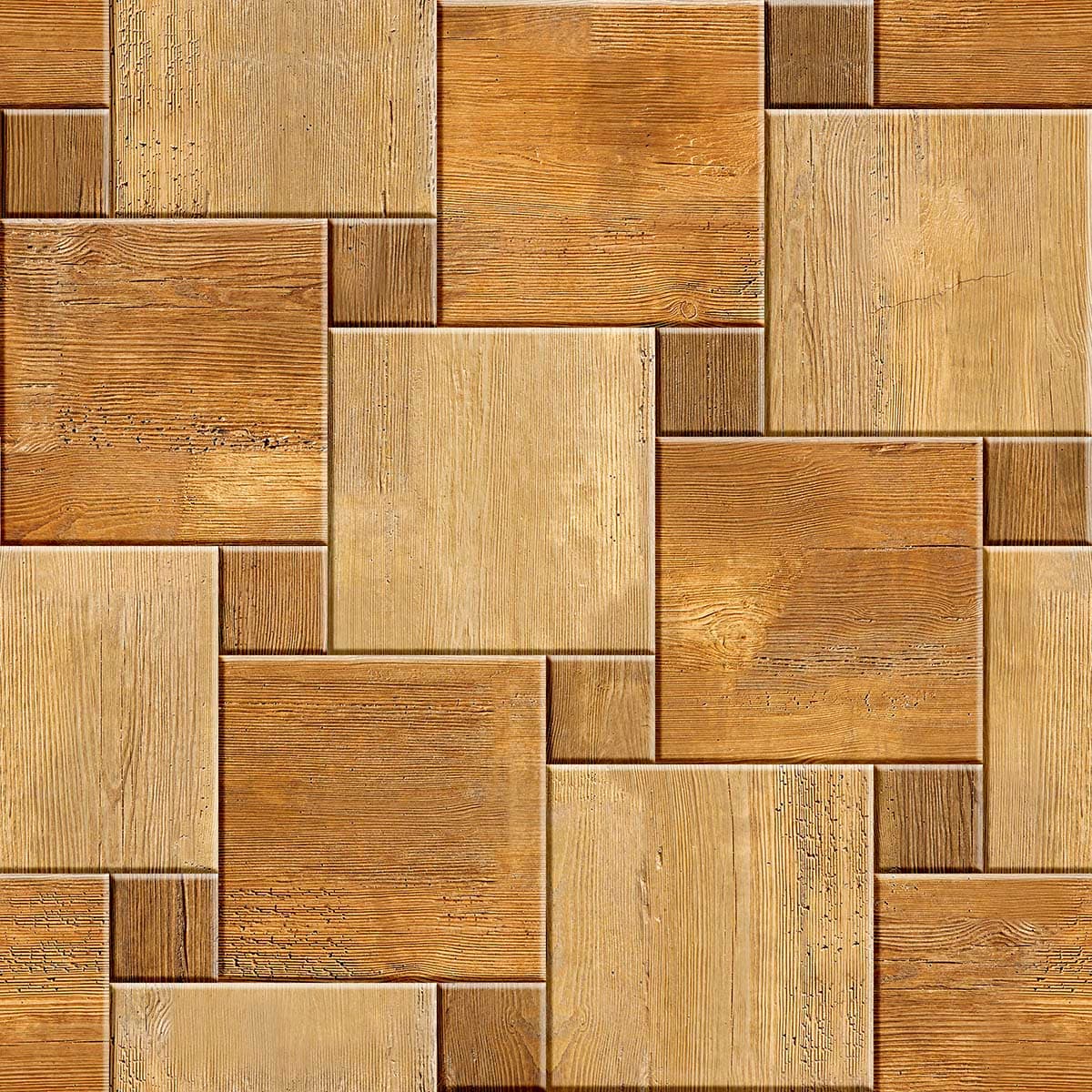 Wood Tile Wallpaper pattern detail