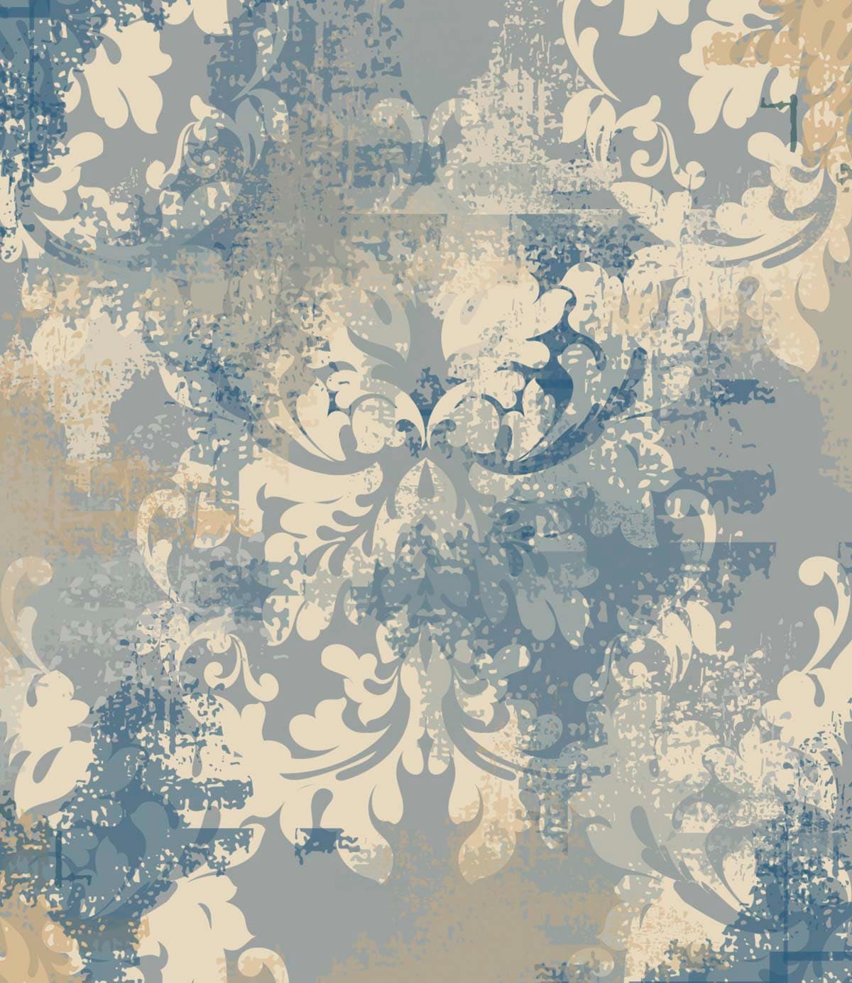Floral Design Wallpaper Mural Pattern pattern detail