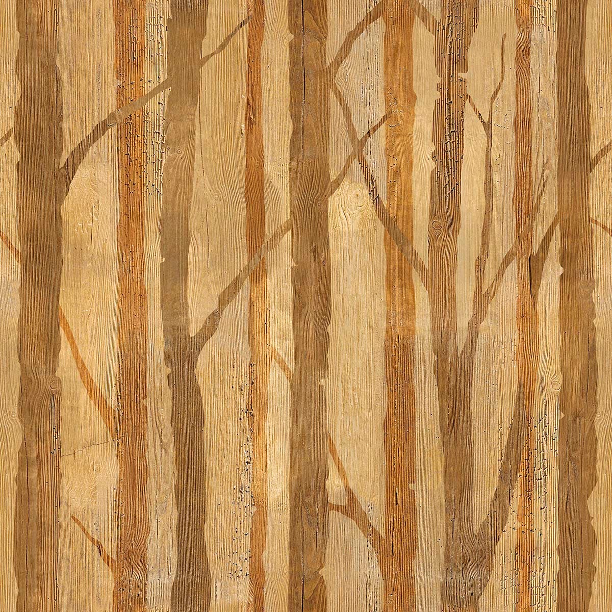 Tree Design Wood Texture Wallpaper pattern detail