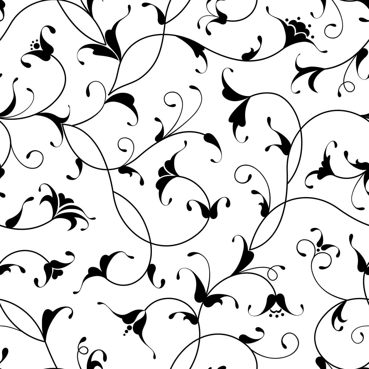 Black and White Geometric Pattern Modern Wallpaper pattern detail