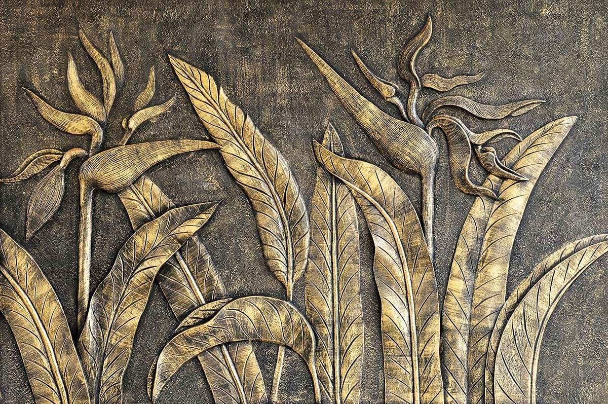 Detailed Statue Close-Up Artistic Design Wallpaper pattern detail