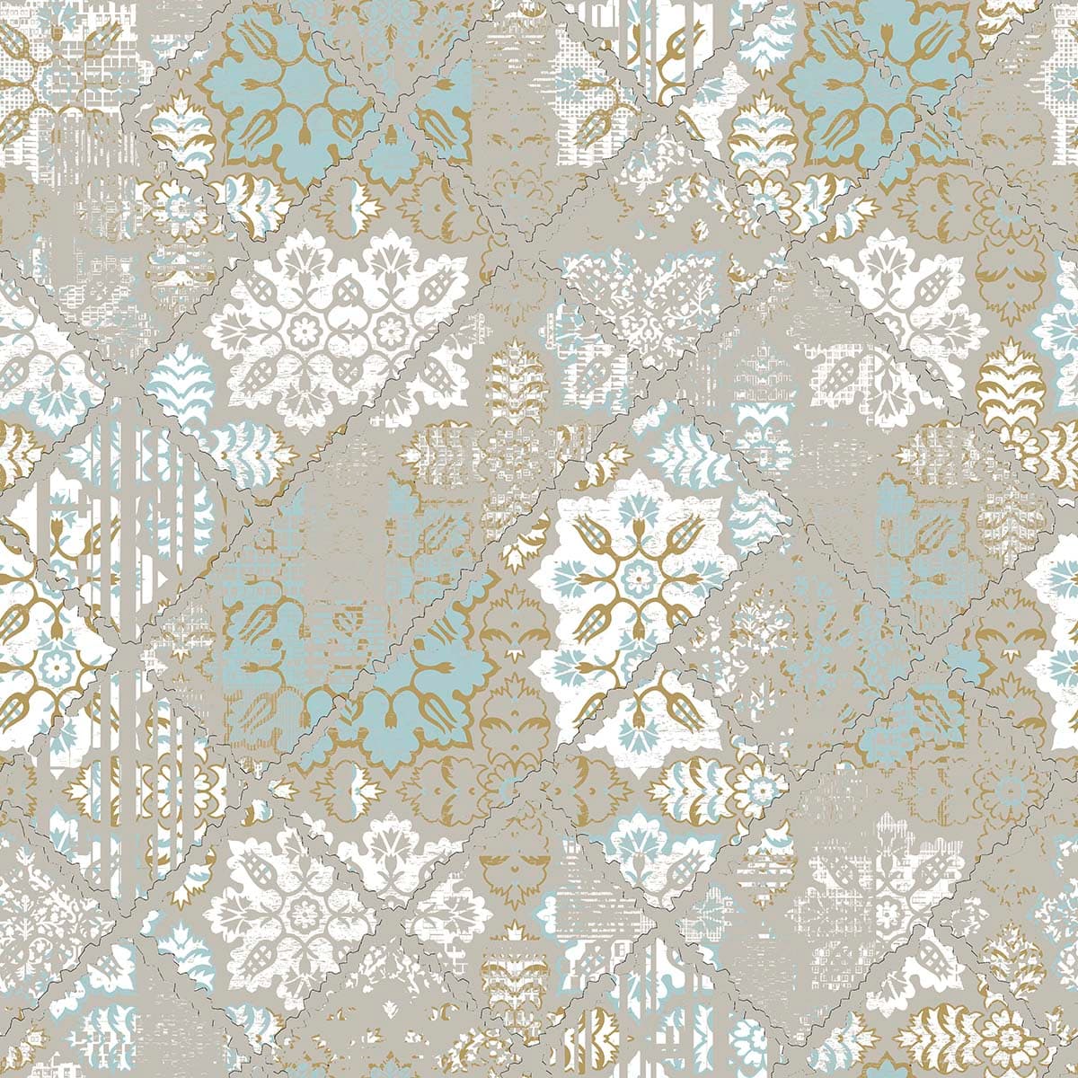 A Vintage Floral Design Wallpaper Mural pattern detail