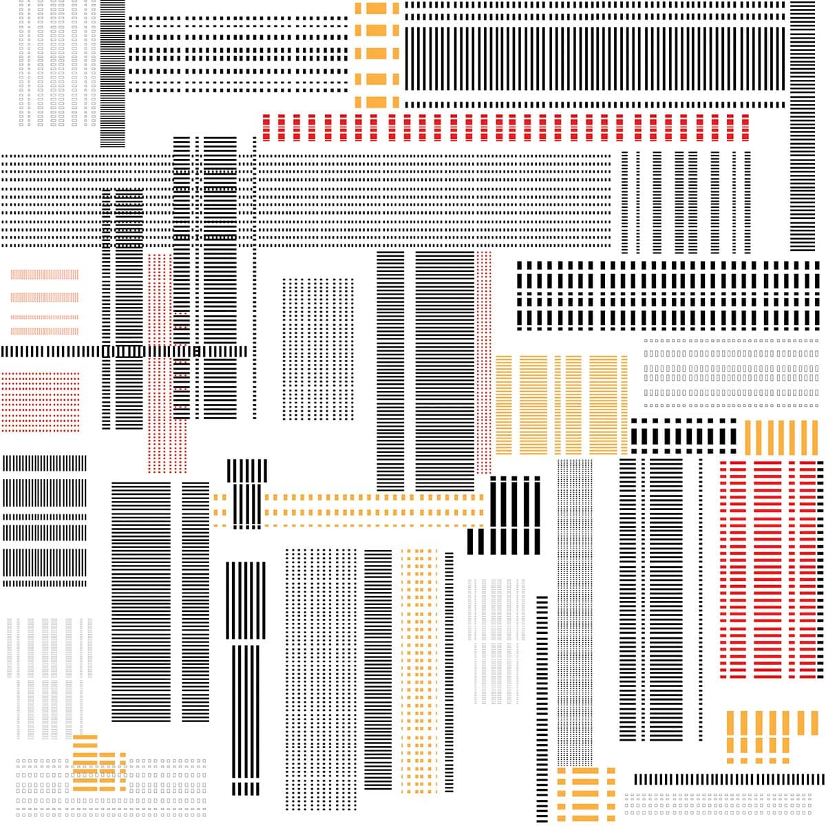 Dynamic Colorful Line Pattern Wall Design wallpaper pattern detail