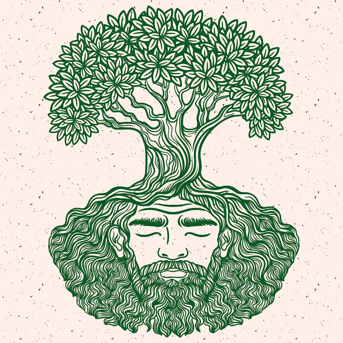 Think Tree Wallpaper for office Walls pattern detail