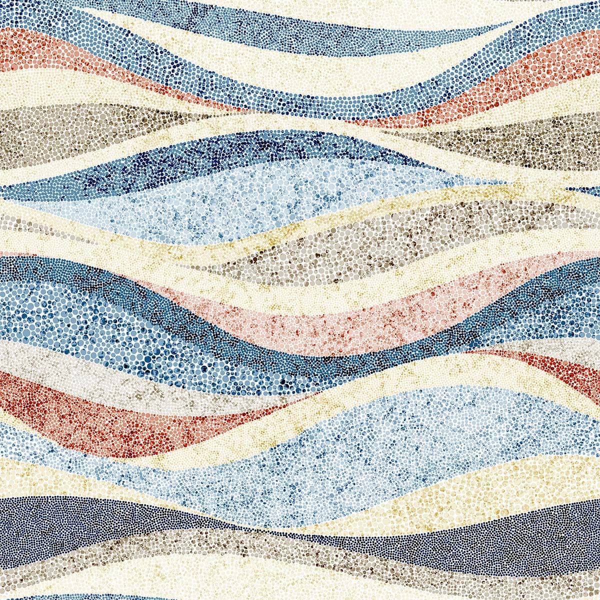 A colorful pattern on a surface pattern detail