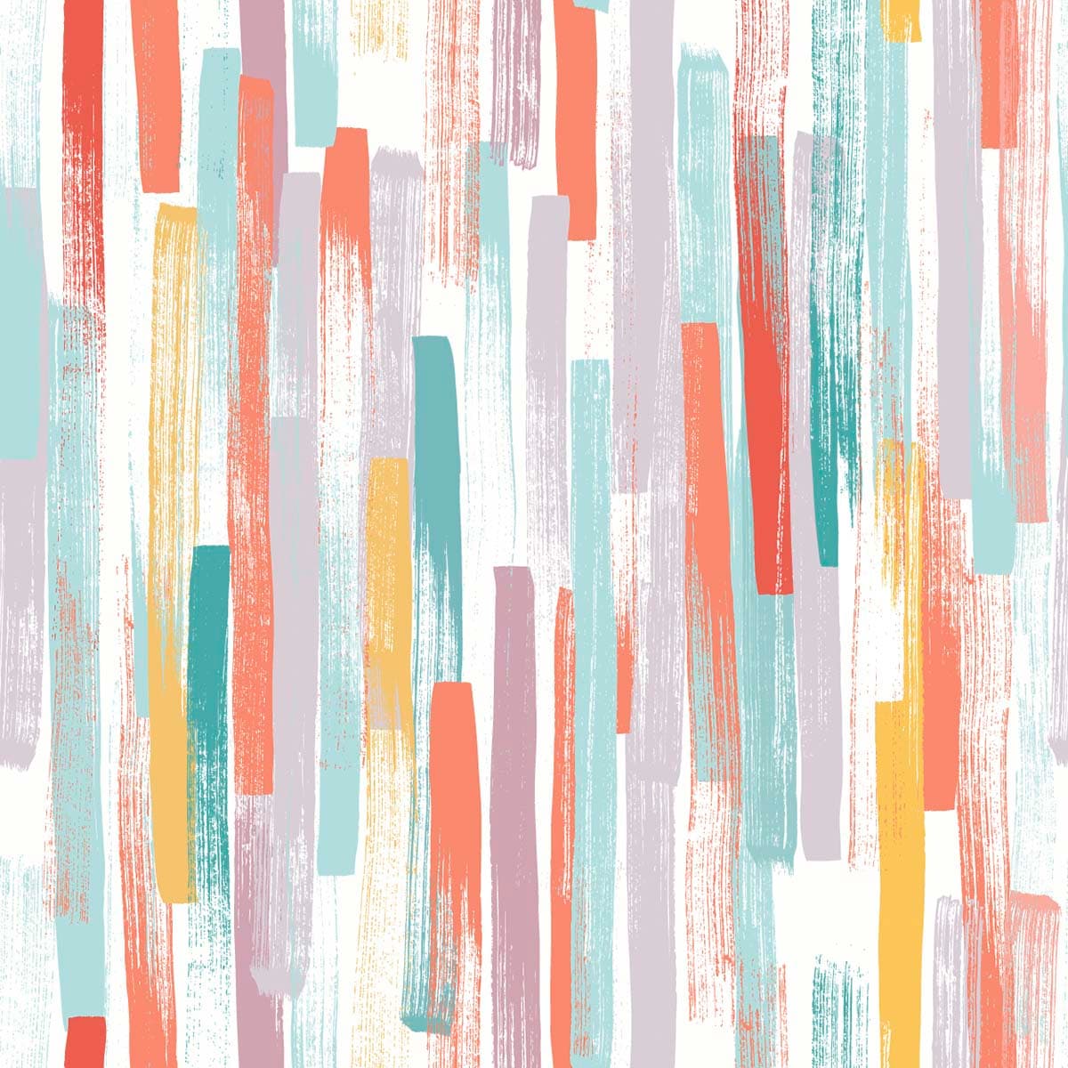 A colorful brush strokes on a white background pattern detail