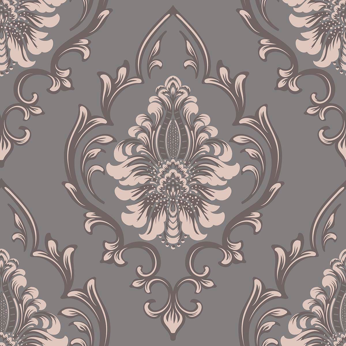A Wallpaper with a Floral Pattern pattern detail