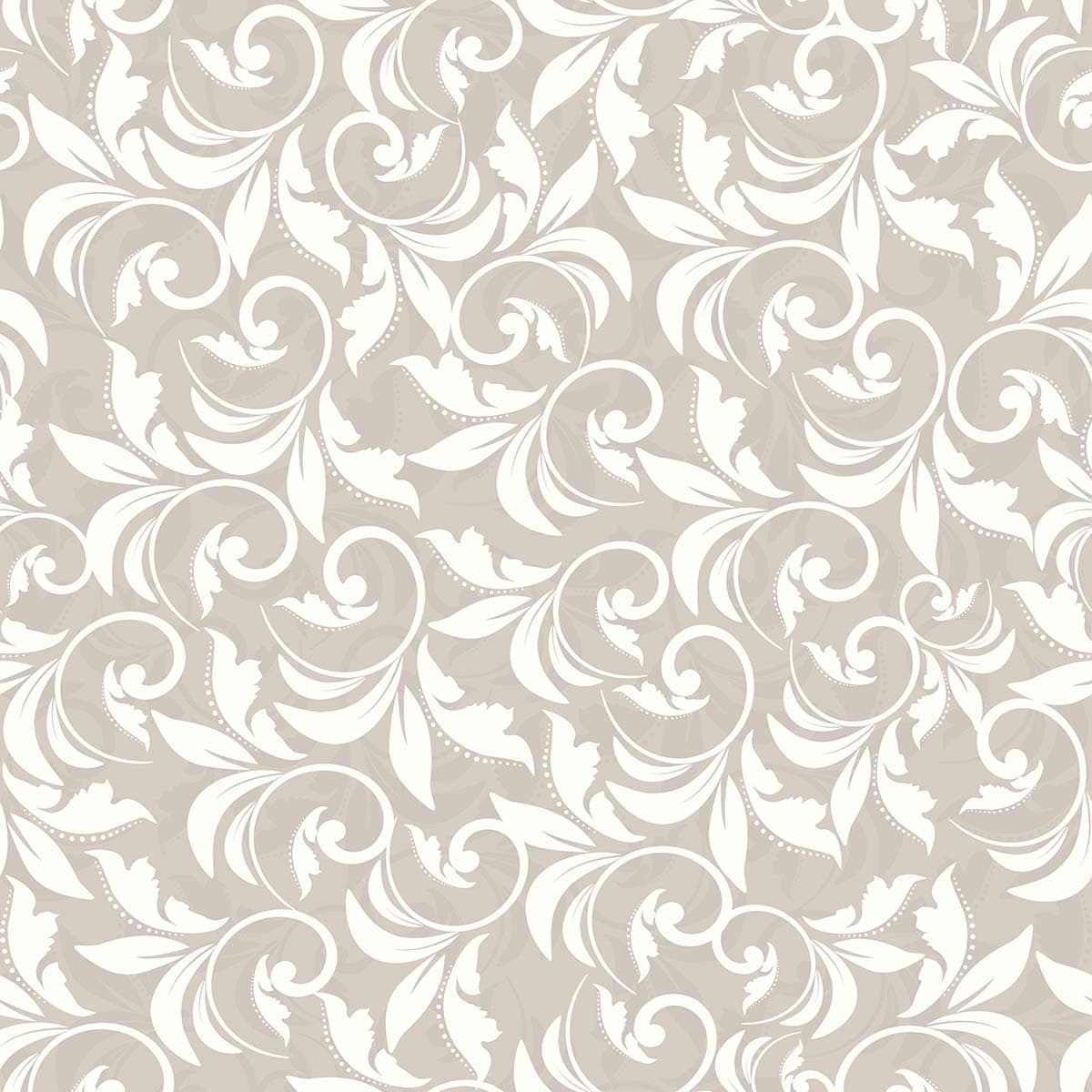 White and Gray Swirl Design for Modern Walls Wallpaper pattern detail