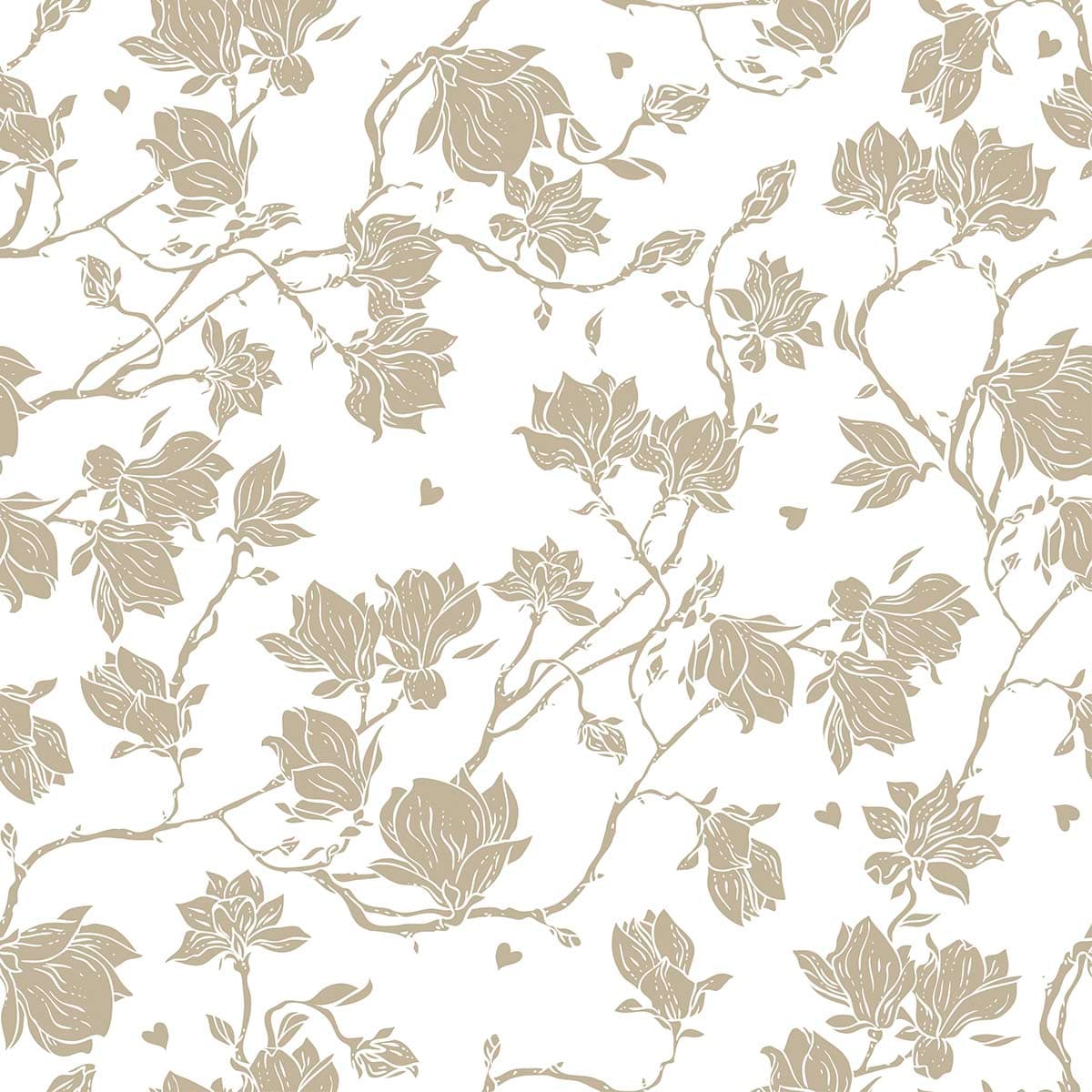A pattern of flowers on a white background pattern detail