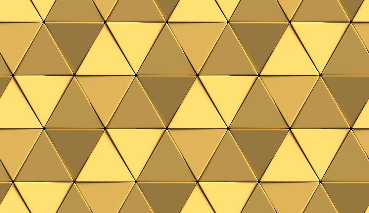 A Wallpaper Pattern of Triangles for Walls pattern detail