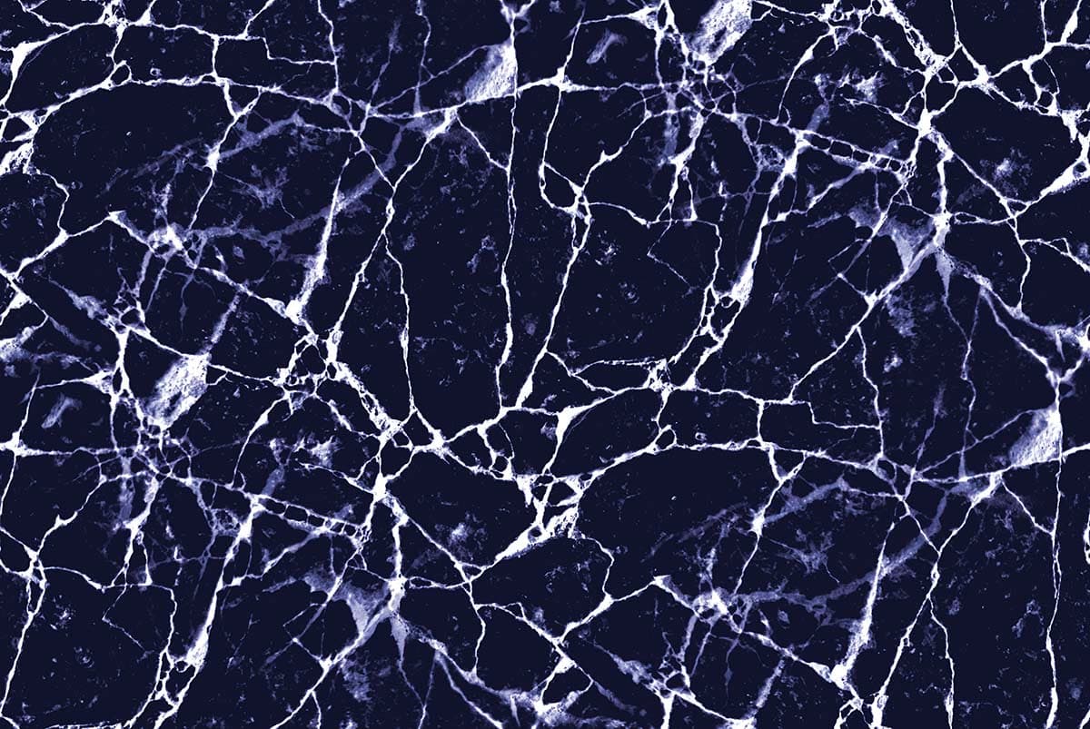 Elegant Blue and White Marble Texture Modern Wallpaper pattern detail