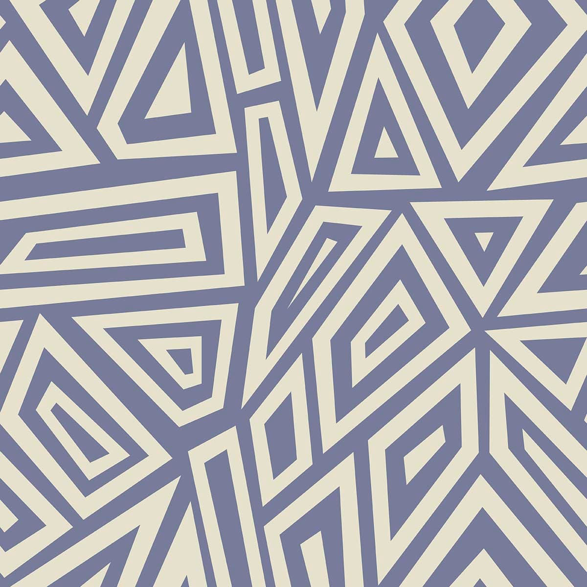 Modern Blue and White Abstract Pattern Wallpaper Mural pattern detail