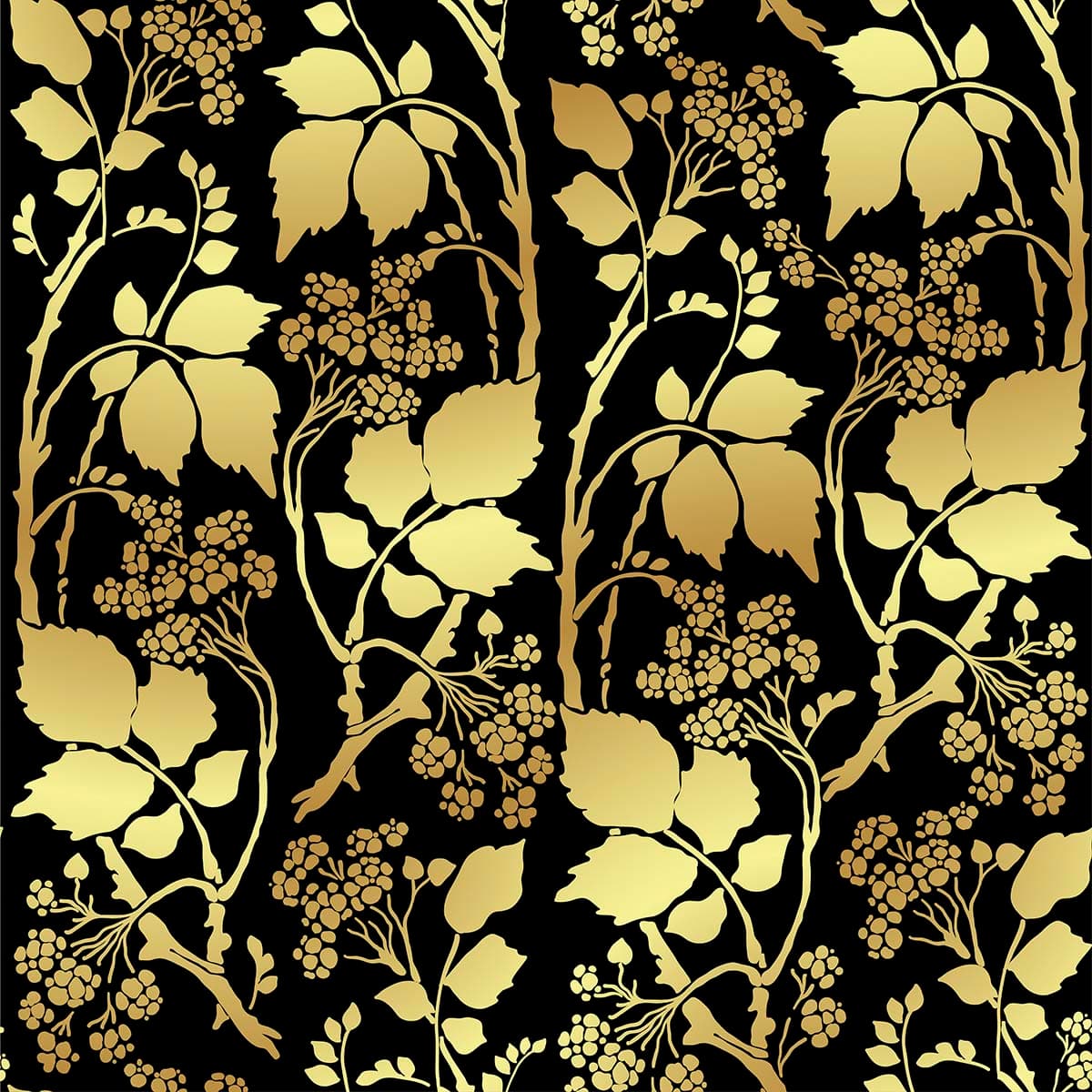 Elegant Floral Design Print Wallpaper Mural pattern detail