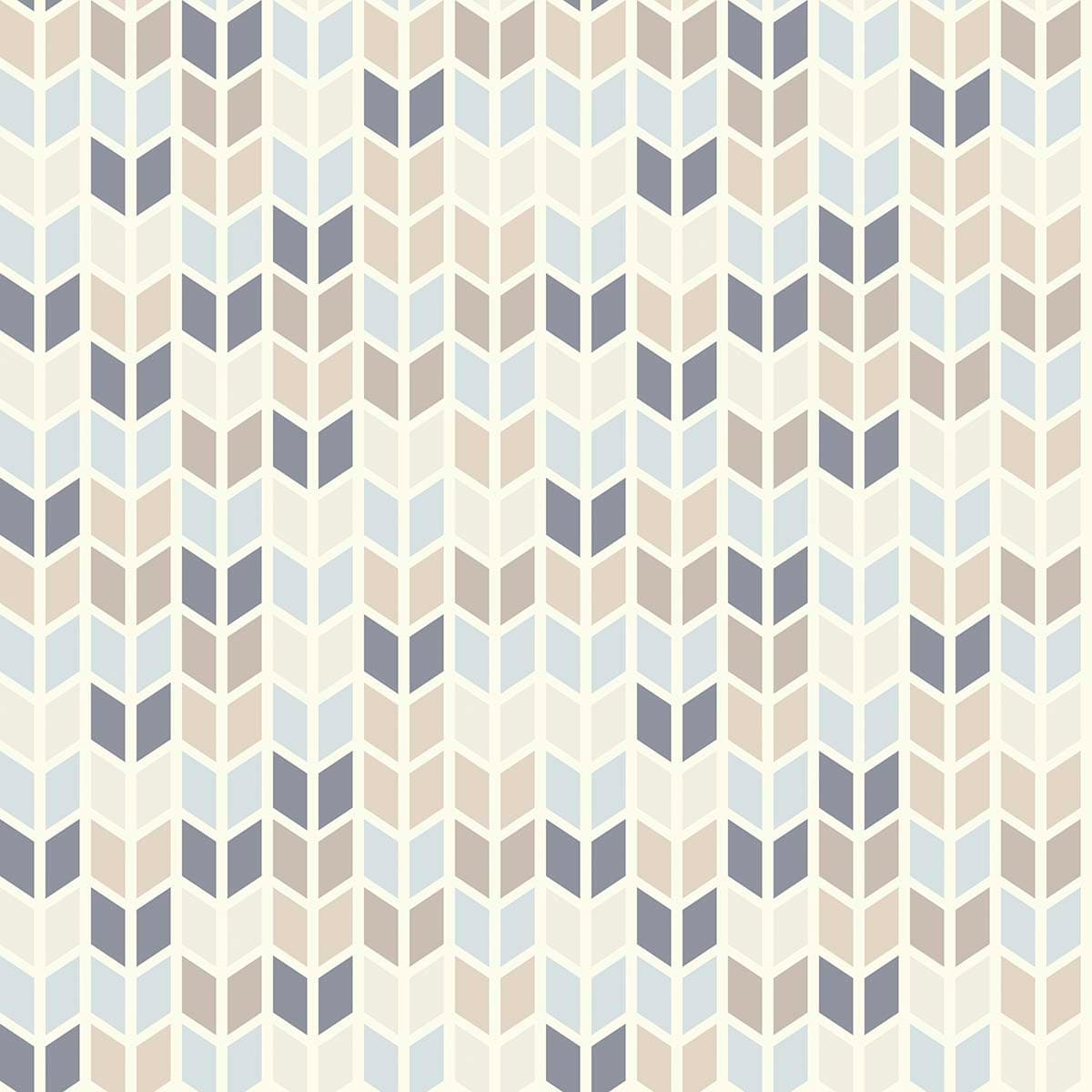 Modern Pastel Geometric Wallpaper pattern detail
