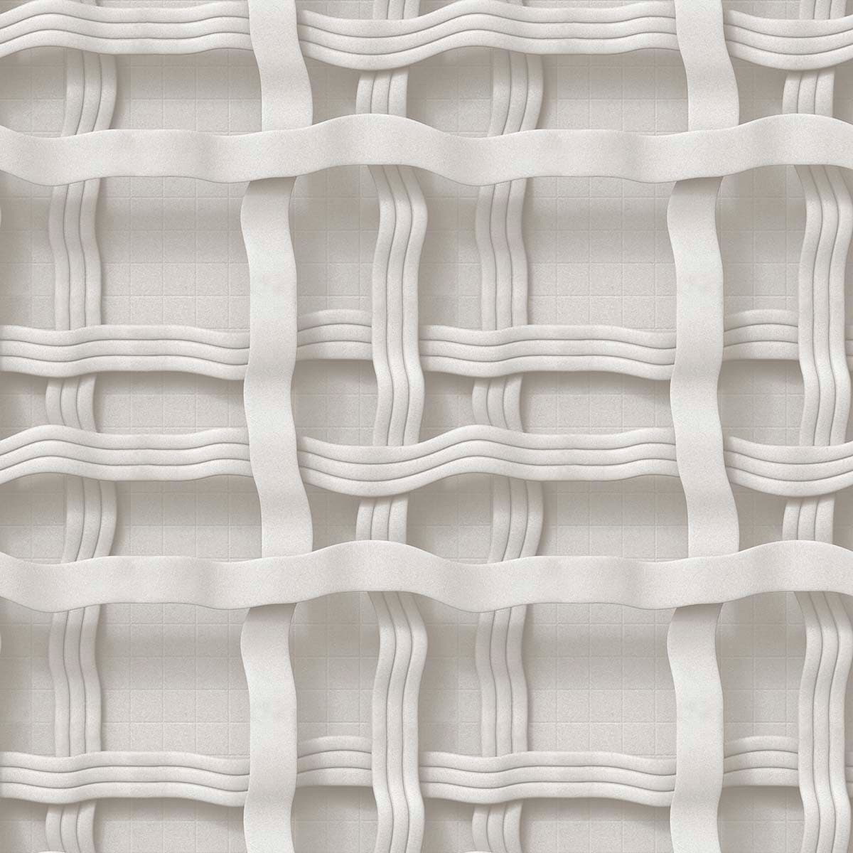 Premium White Fabric Texture Woven Style wallpaper pattern detail