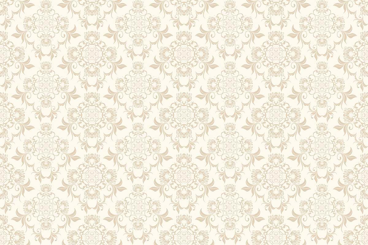 Antique Style Pattern with Fabric Texture Wallpaper pattern detail