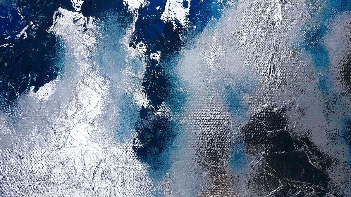Blue white abstract surface with soft blended tones wallpaper pattern detail