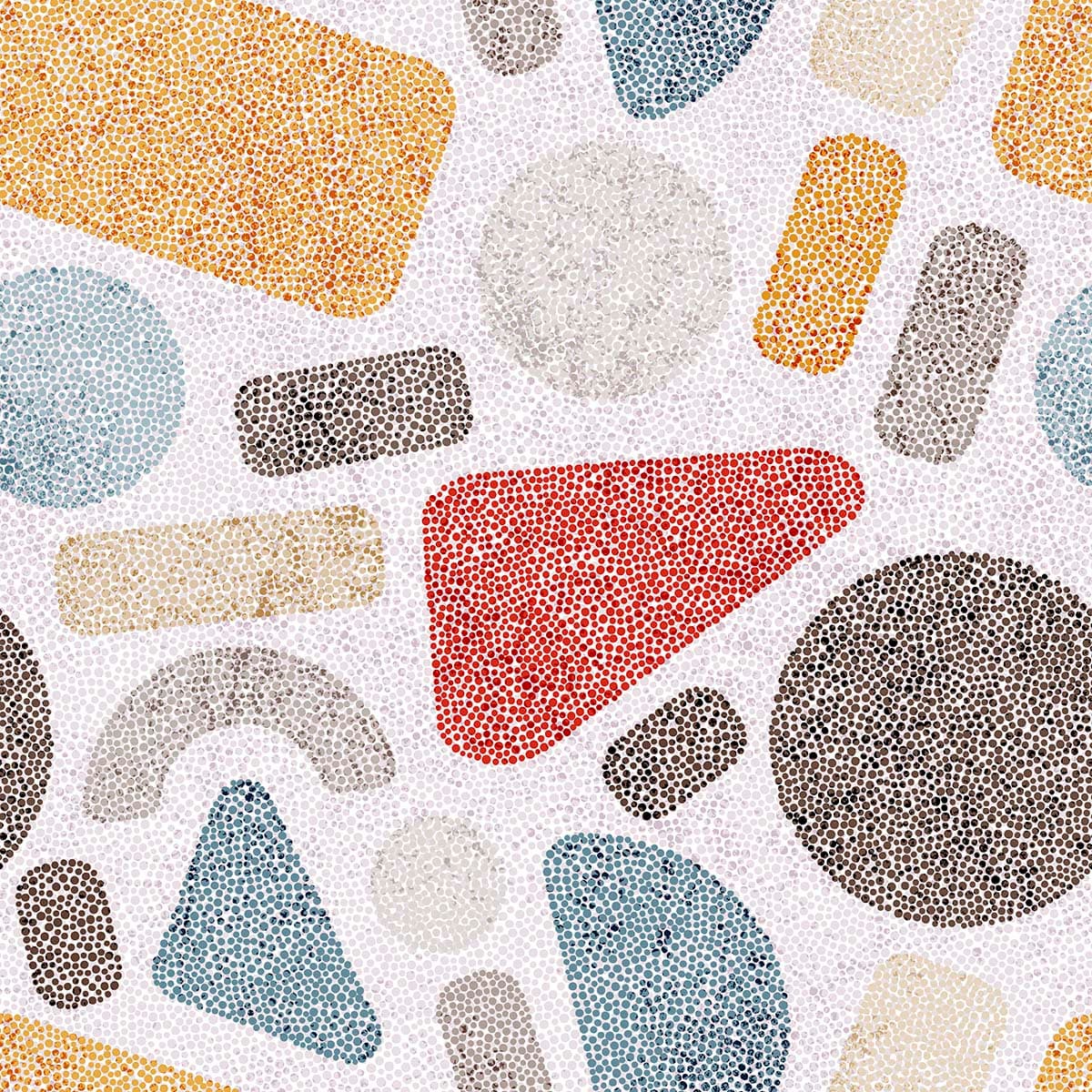A pattern of different shapes pattern detail