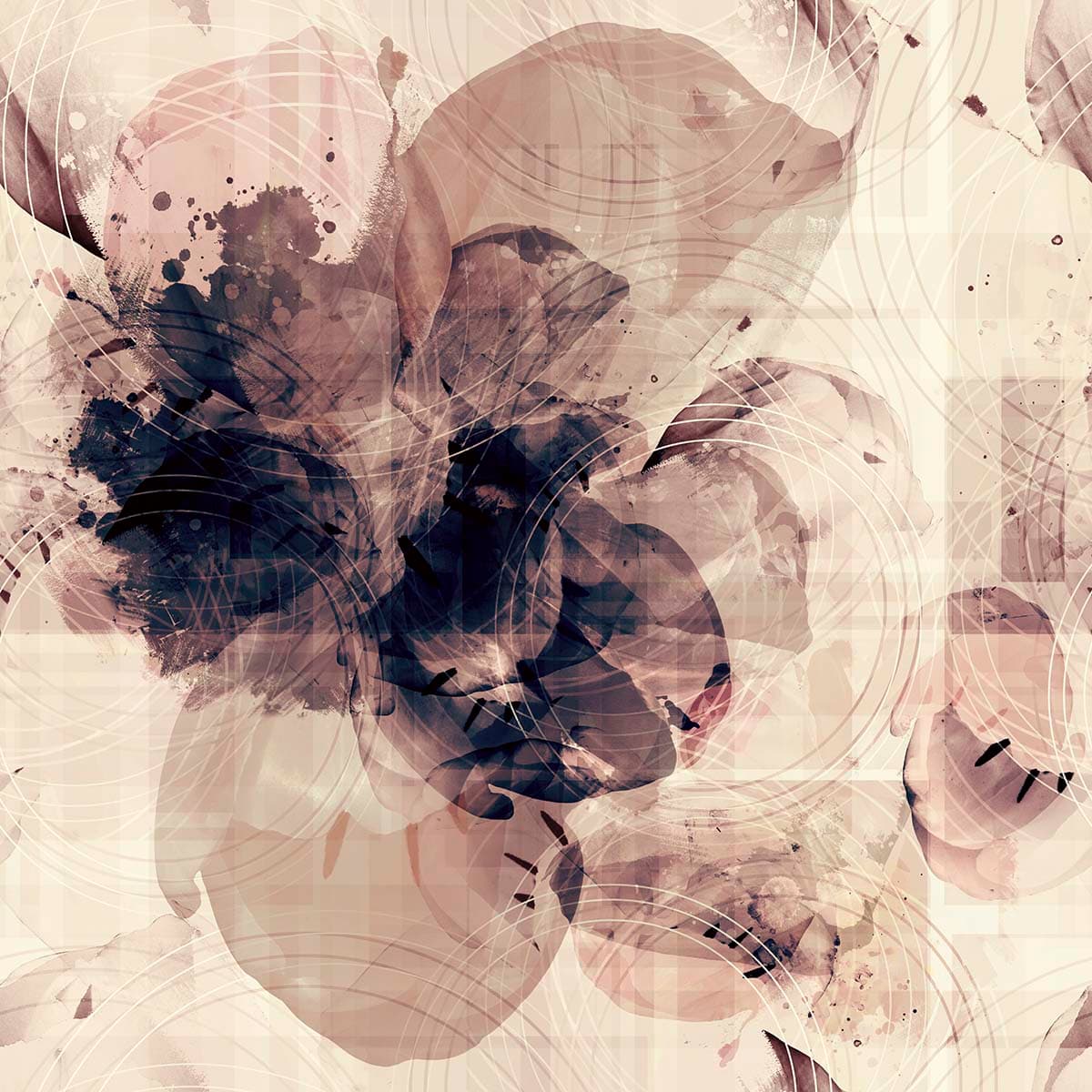 Detailed Flower Petals Close-Up Aesthetic Wallpaper pattern detail