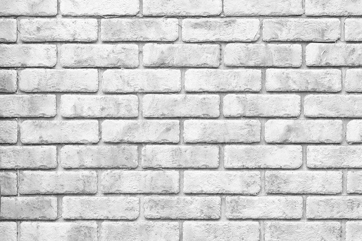 Aesthetic White Brick Wall Pattern Clean Wallpaper pattern detail
