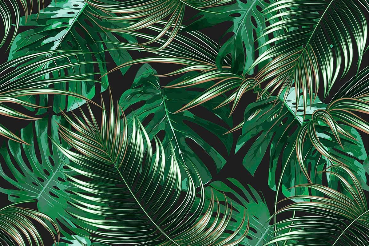 Macro Leaf Close-Up Nature Aesthetic Wallpaper pattern detail