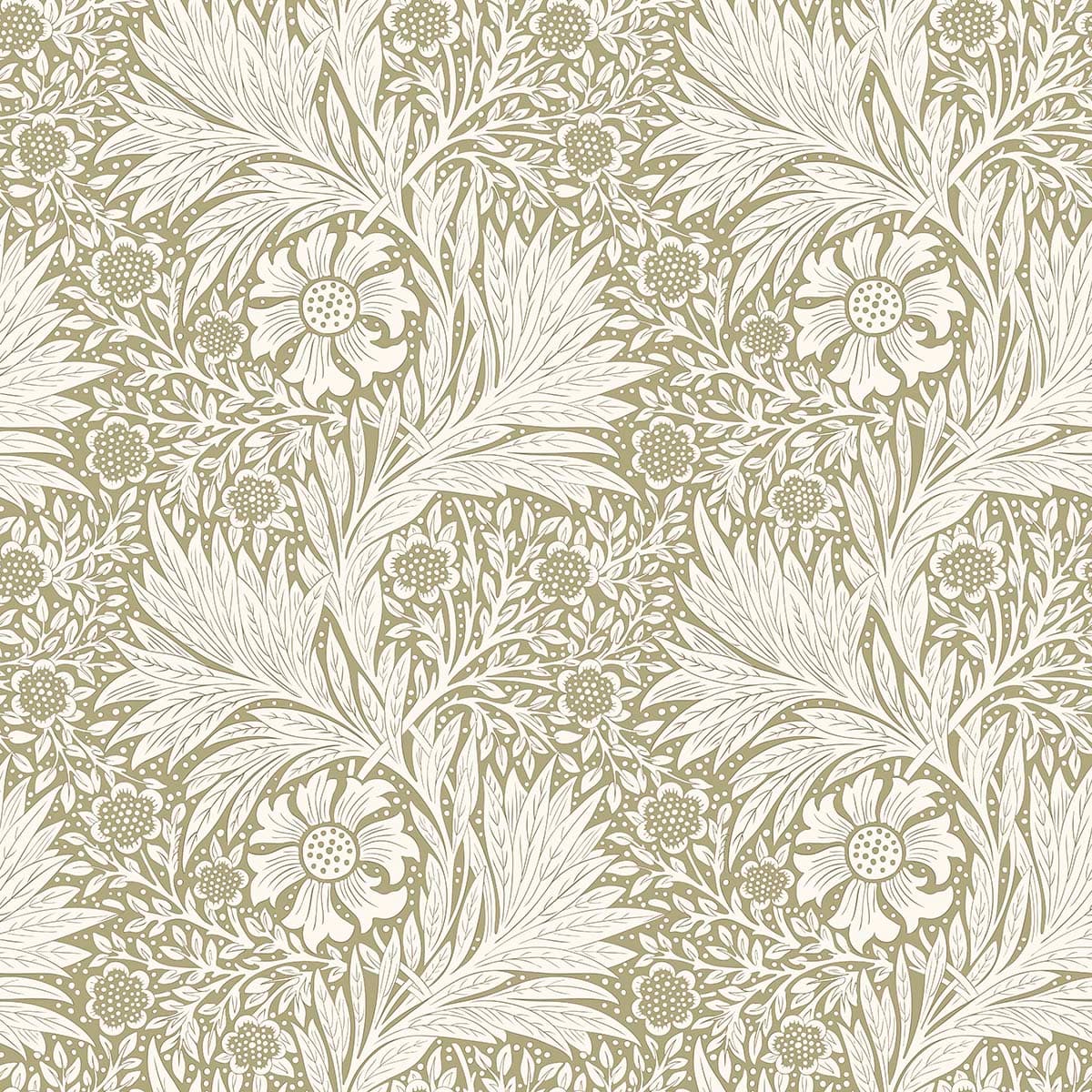 Classic floral leaf pattern with elegant vintage charm wallpaper pattern detail