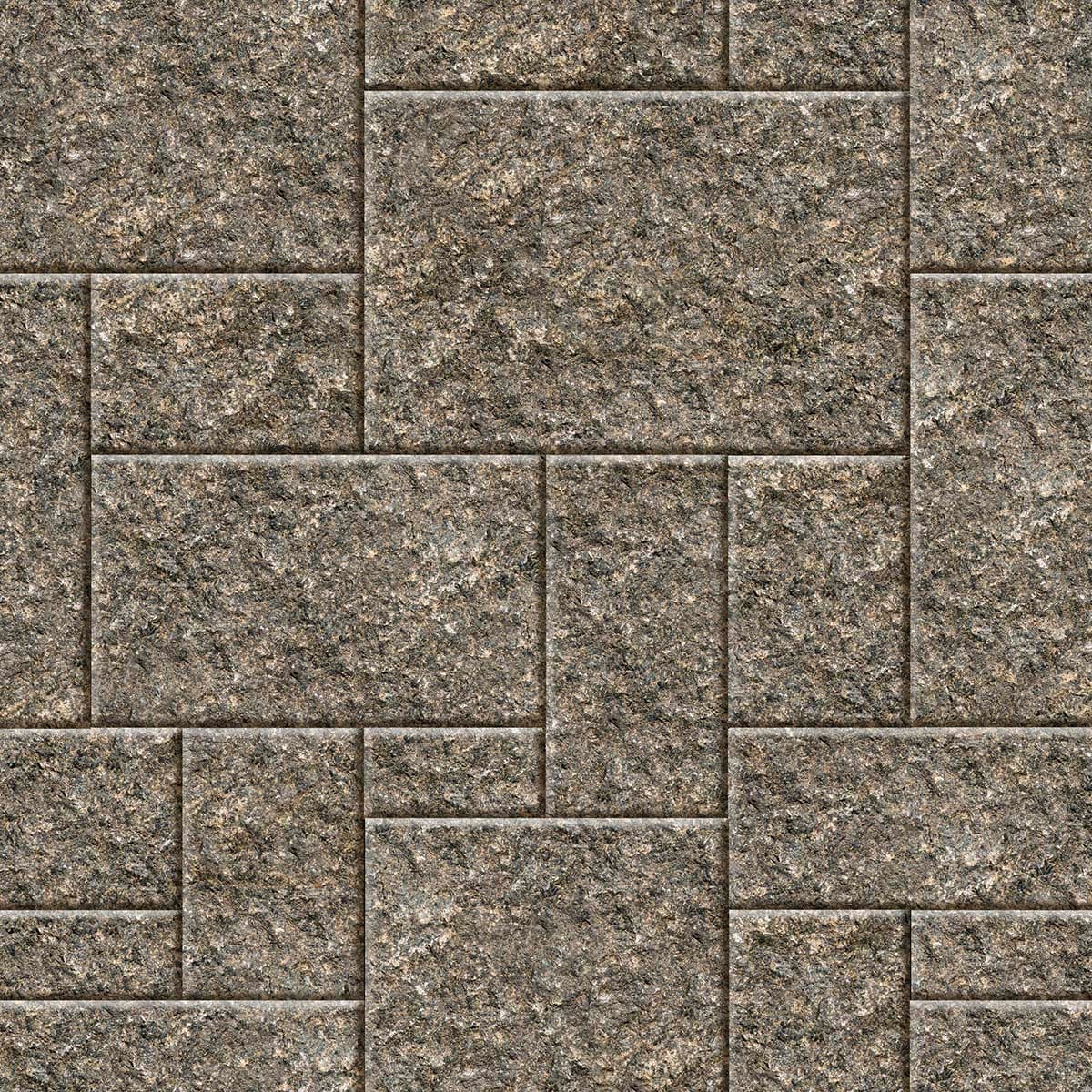 Rectangular Stone Wallpaper pattern detail
